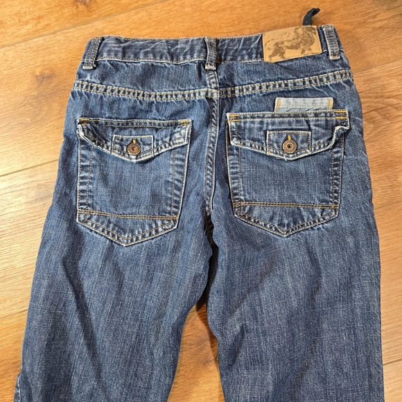 Old Navy Famous Skinny Jeans Girls 14 Regular Blue Denim Youth Casual Y2K Style - Picture 12 of 14